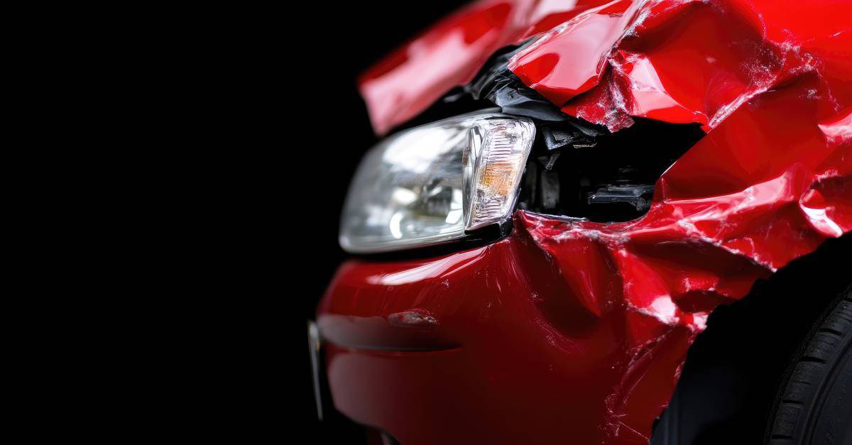 Unfallschaden an einem Auto