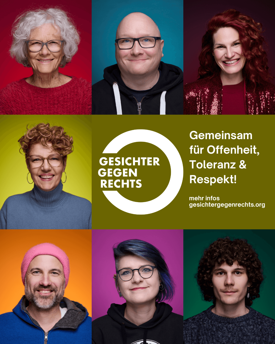Gesichter gegen Rechts